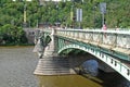 Svatopluk ÃÅech Bridge over Vltava River Prague Czech Republic